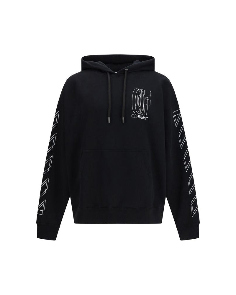 Off-White – Big Double Arrow Skate Hoodie Black