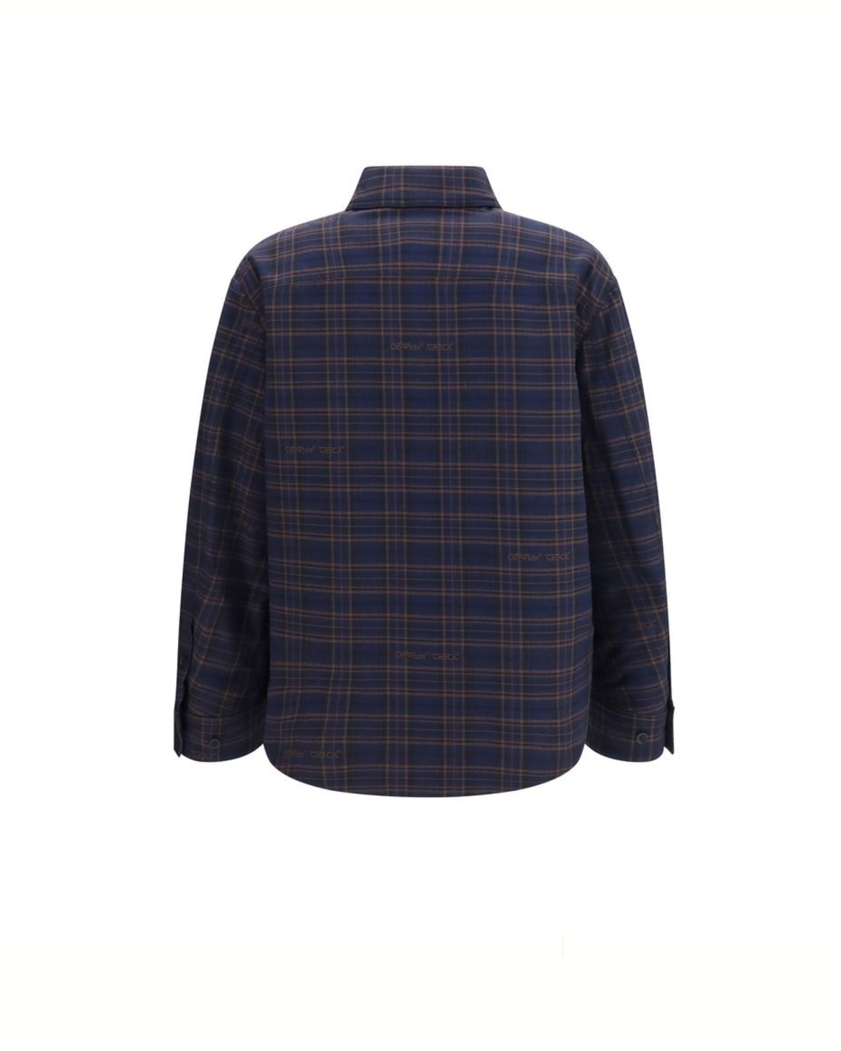 Off-White - Check Camicia Oversize Imbottita in Flanella