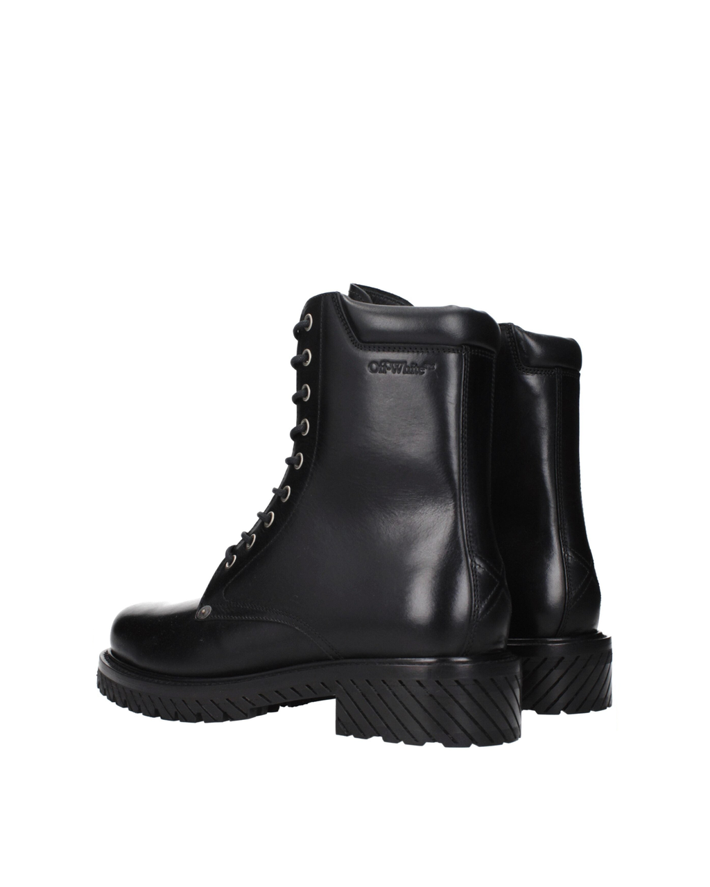 Off-White™ – Combat Leather Boots Black