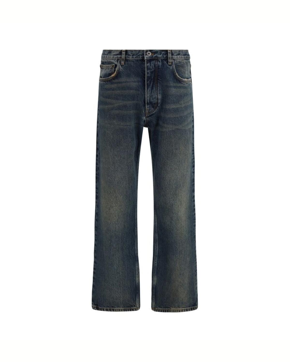 Off-White - Half Arrow Jeans in Denim Blu Scuro