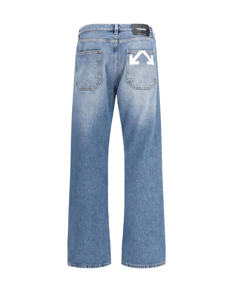 Off-White™ – Half Arrow Relaxed Jeans Light Blue