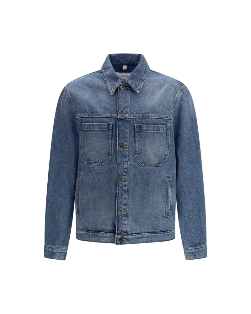 Off-White – Half Arrow Skate Denim Jacket Blue
