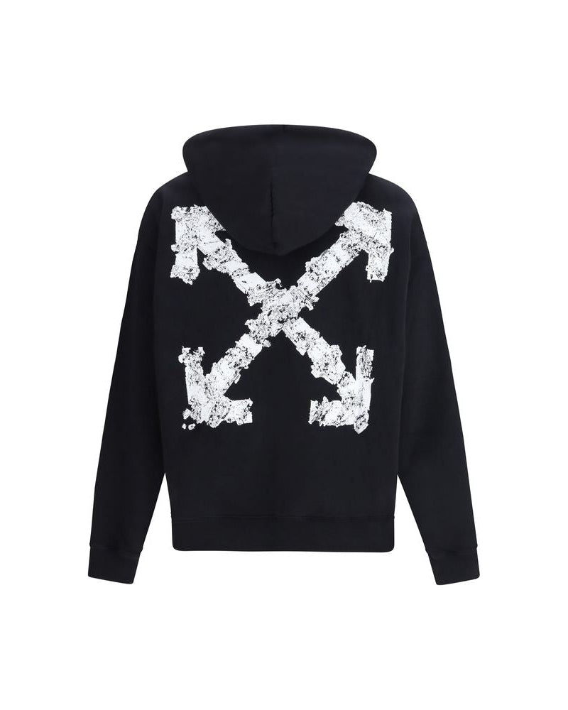 Off-White – Heraldic Treshold Arrows Skate Hoodie Black