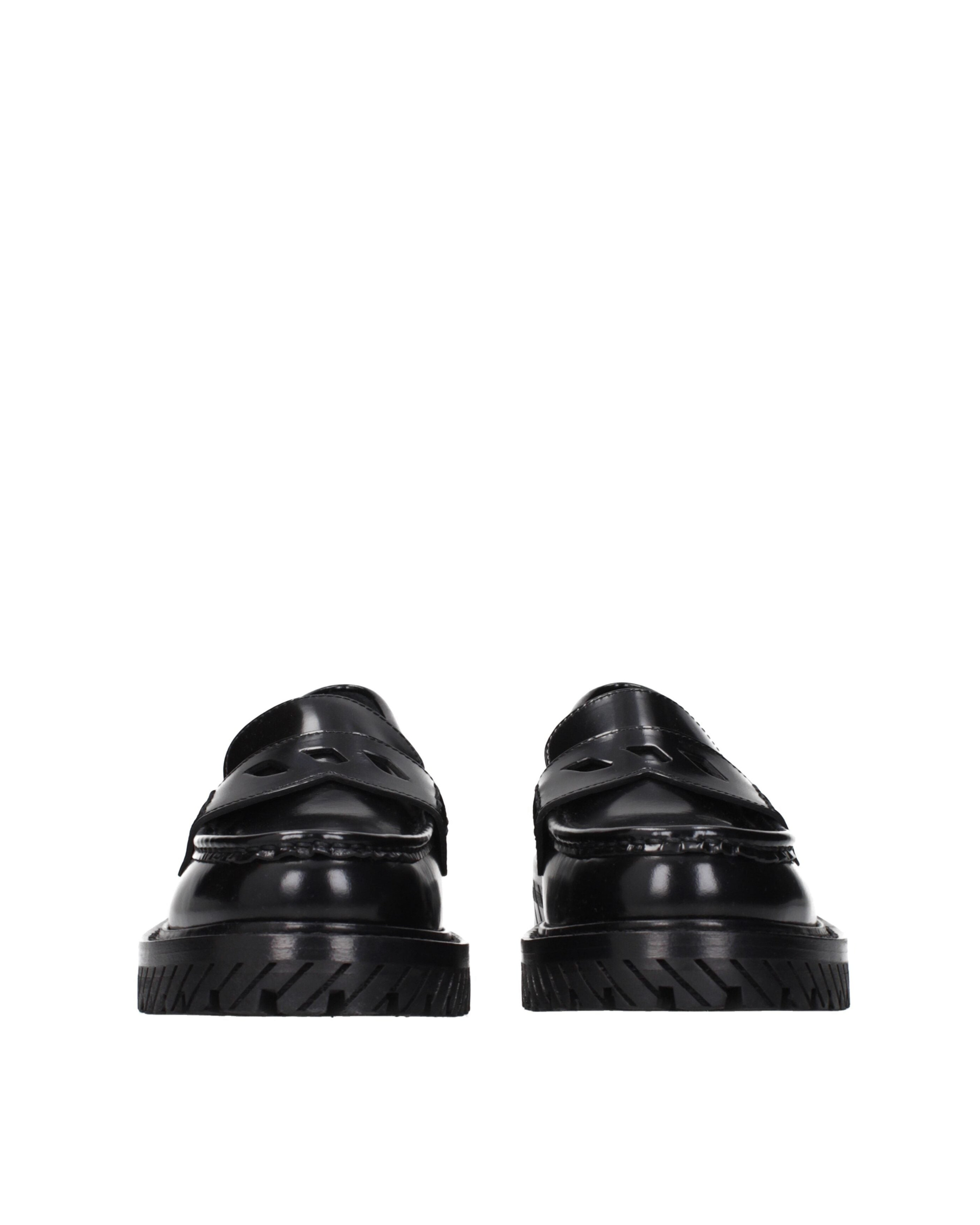 Off-White™ – Leather Penny Loafers Black