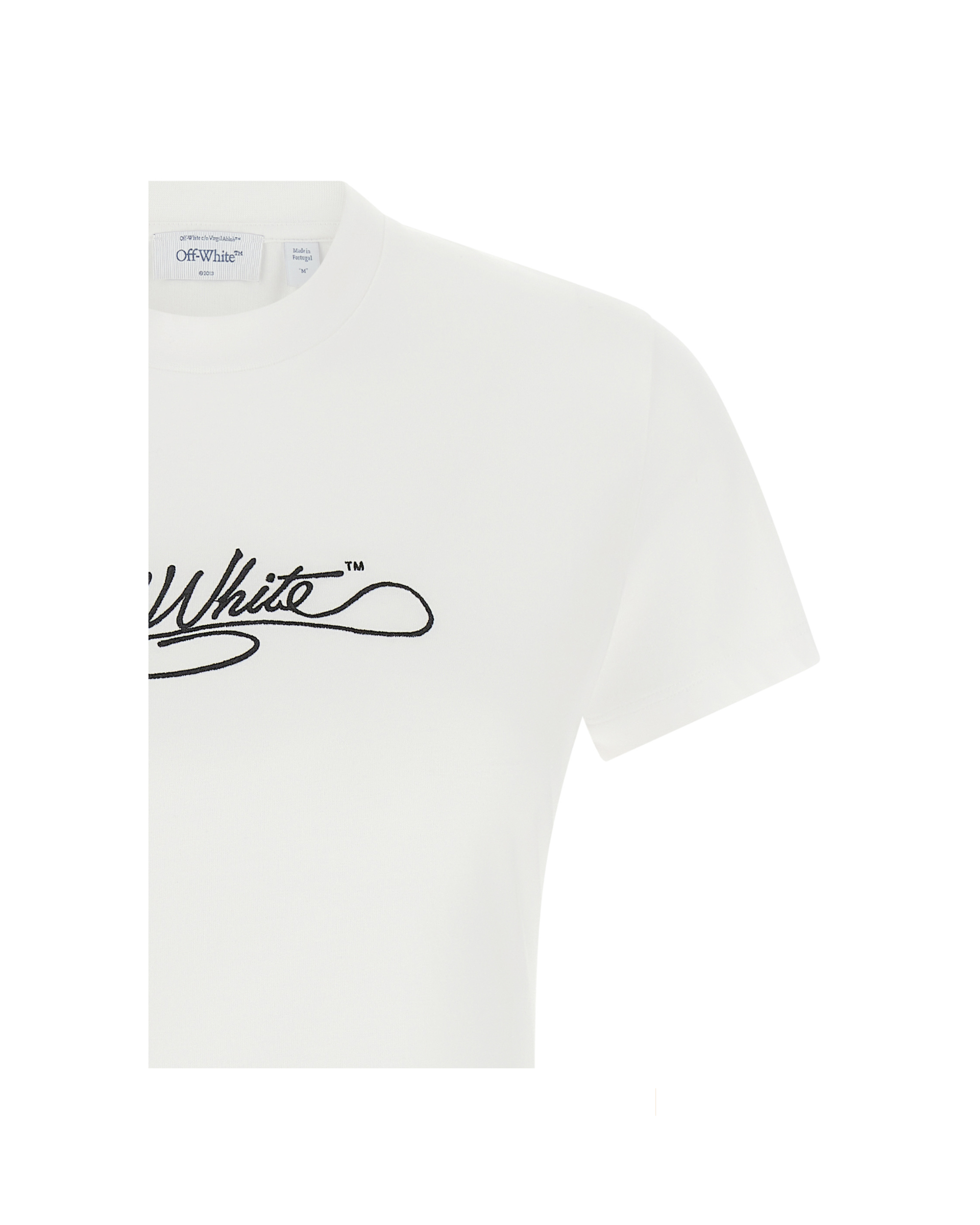 Off-White Logo Embroidered T-Shirt