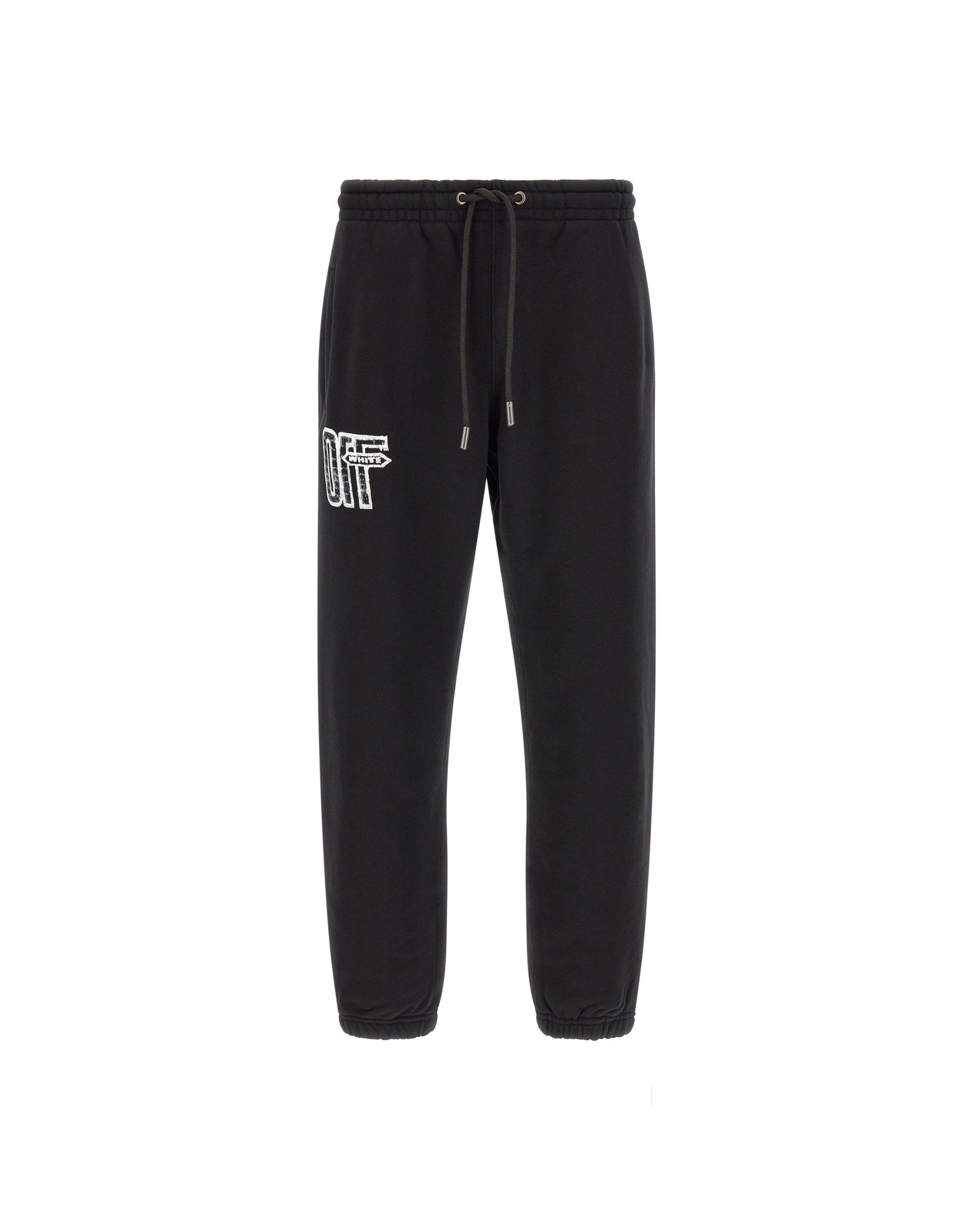 Off-White Motion Arrow Cuffed Sweatpants Black