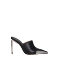 Off-White Pointed Toe Leather Mule