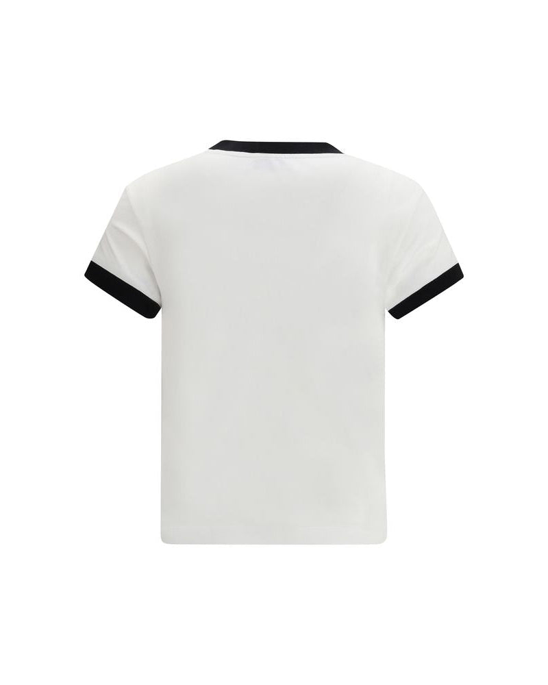 Off-White™ – Script Logo Ringer T-Shirt White & Black