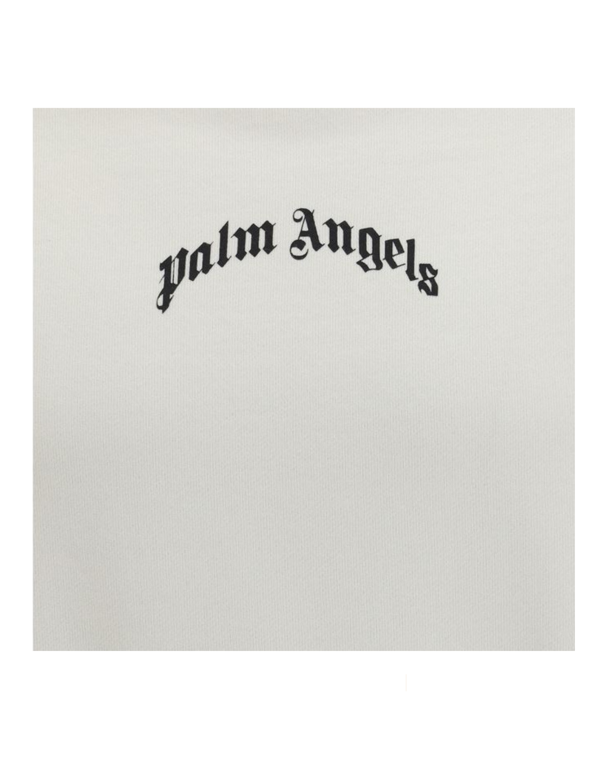 Palm Angels – Back Curved Logo Sweatshirt Ivory