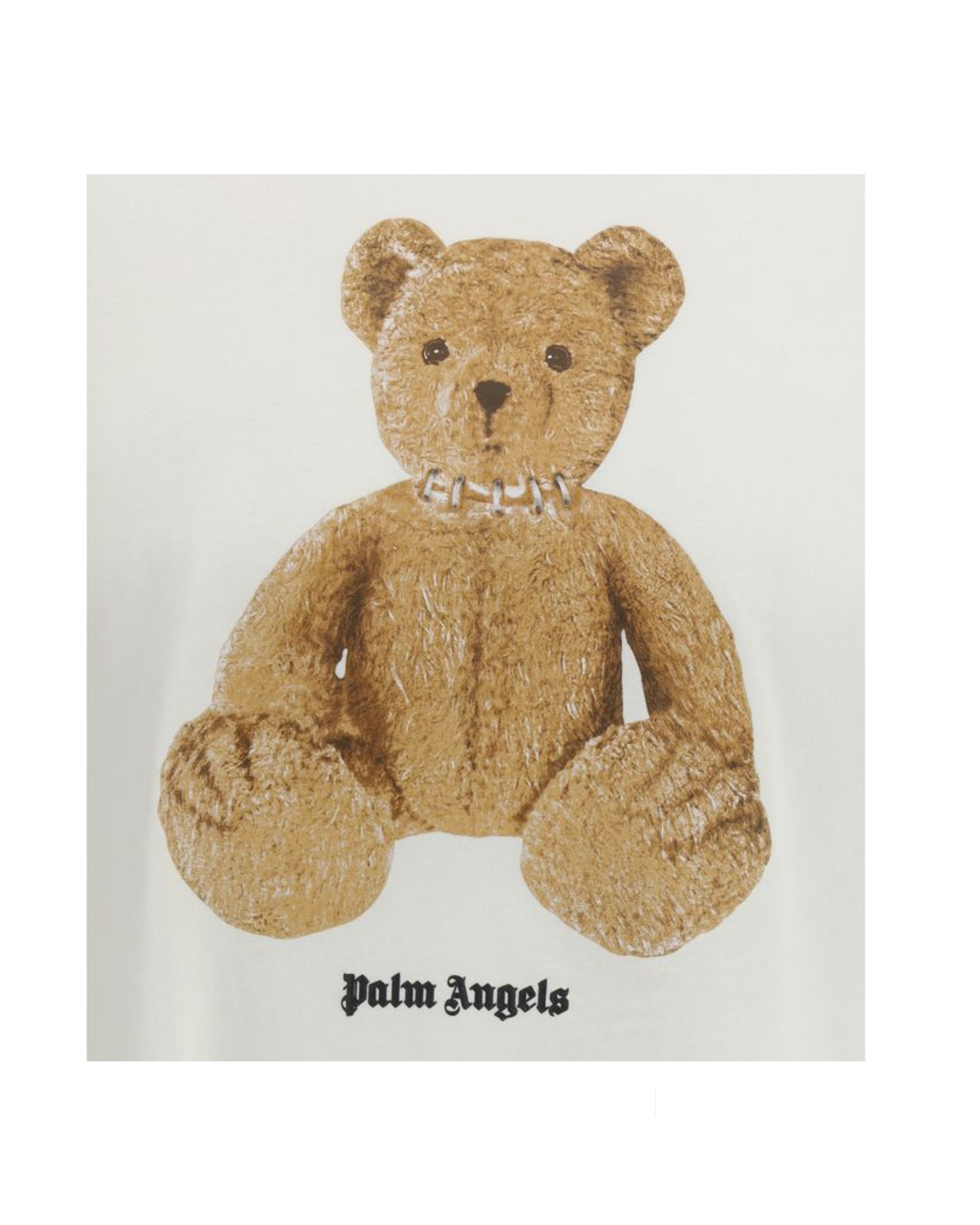 Palm Angels – Bear Print T-Shirt Ivory