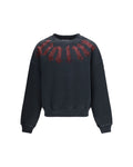 Palm Angels – Big Neck Logo Sweatshirt Black