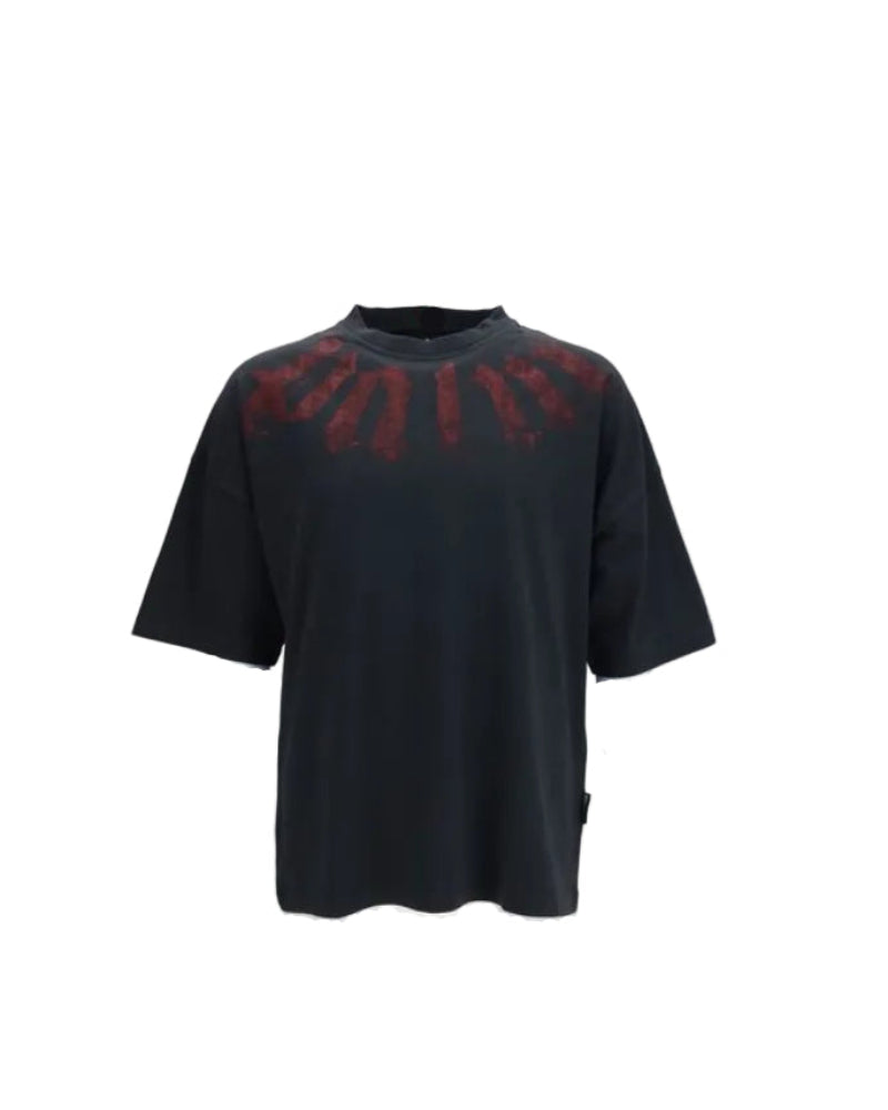 Palm Angels – Big Neck Logo T-Shirt Black