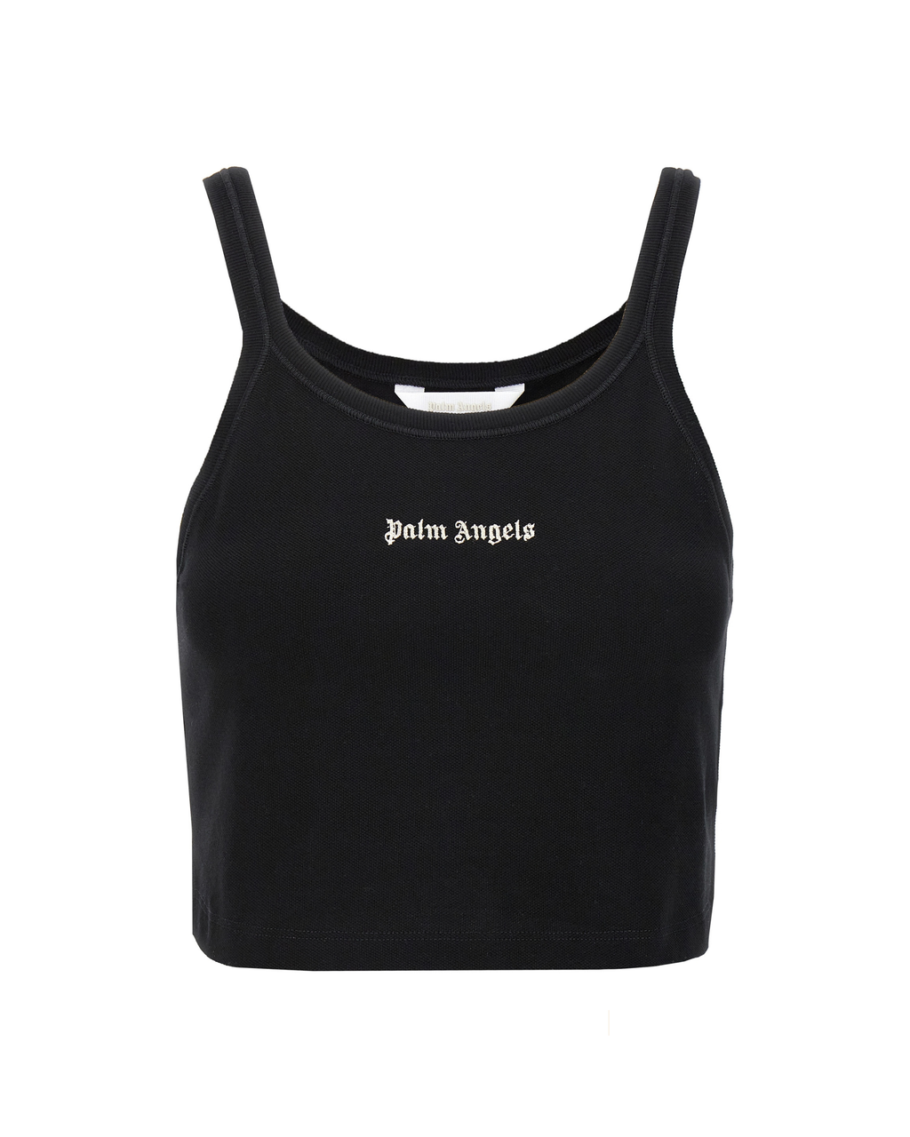 Palm Angels – Classic Logo Crop Tank Top Black