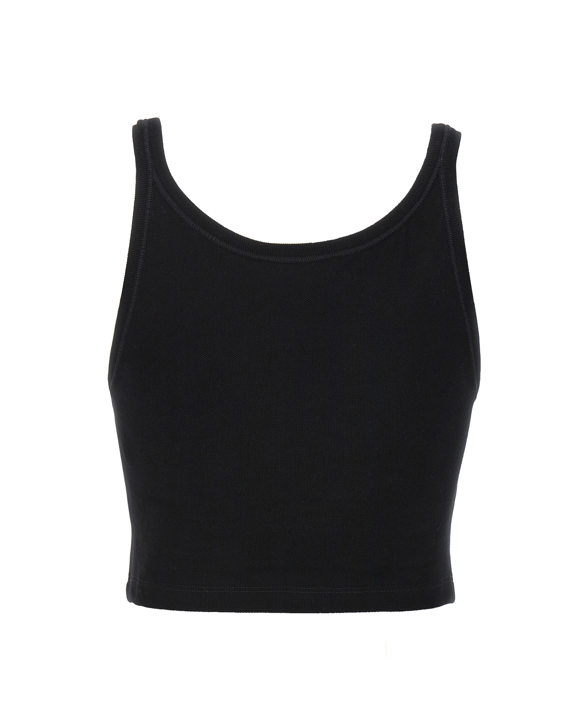 Palm Angels – Classic Logo Crop Tank Top Black