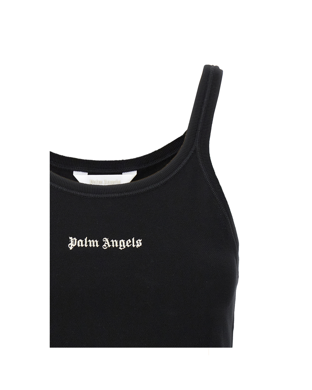 Palm Angels – Classic Logo Crop Tank Top Black