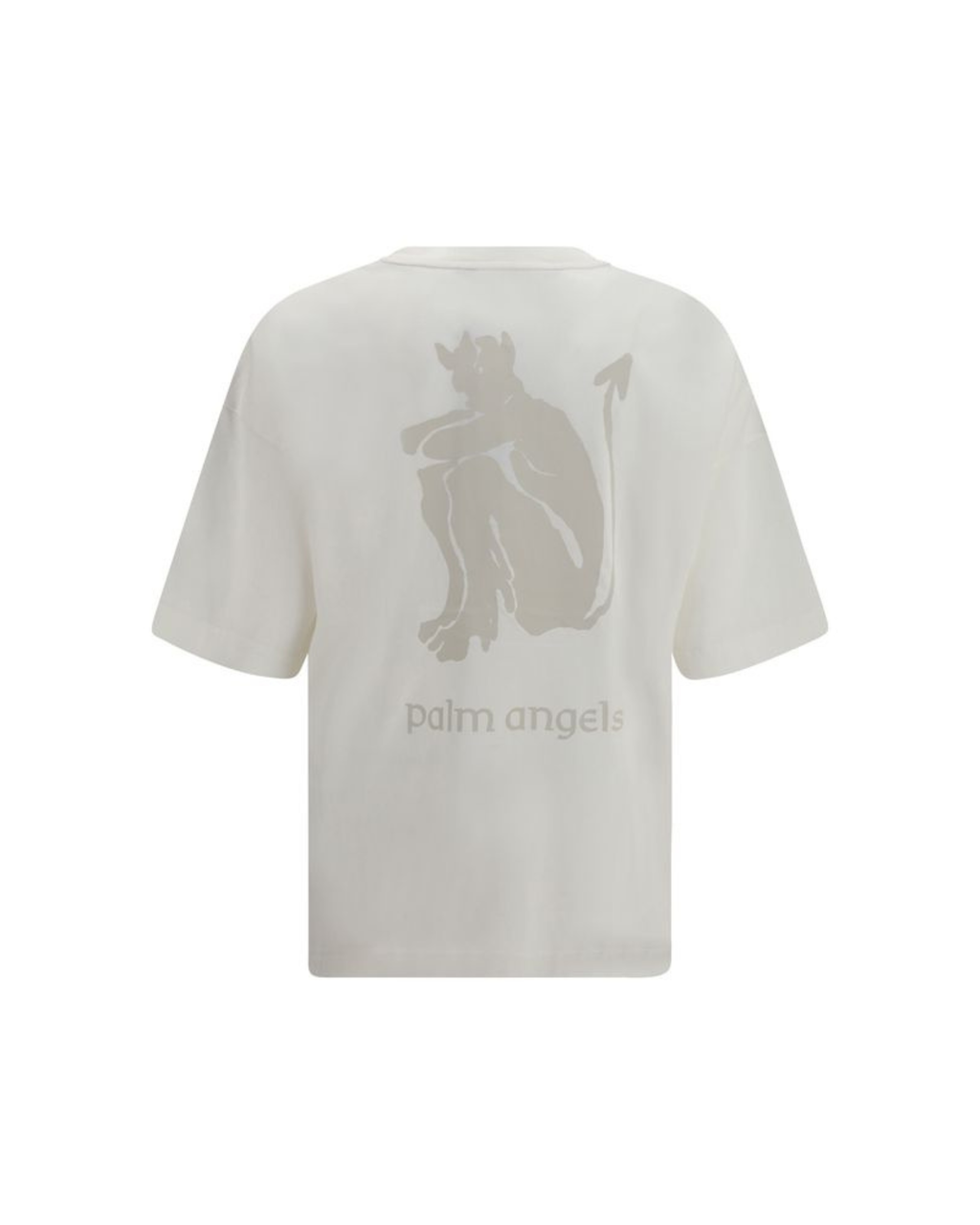 Palm Angels Devil Loose T-Shirt Off White