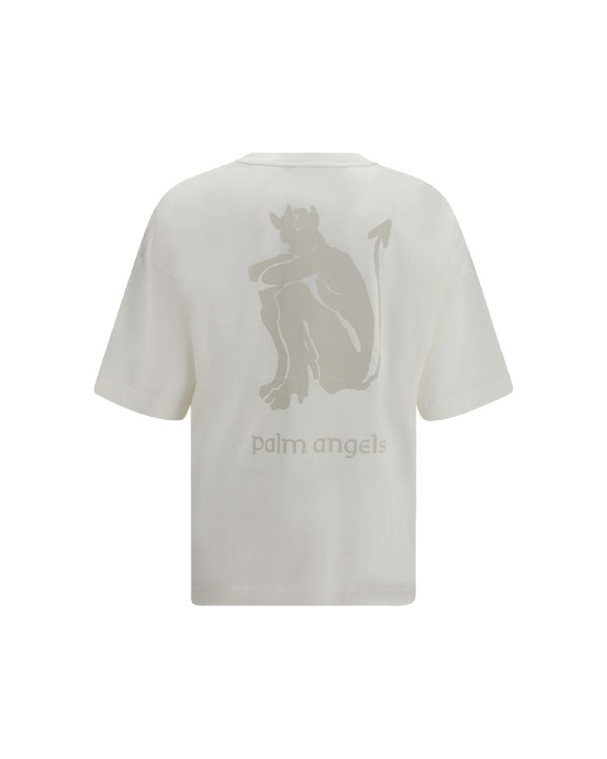 Palm Angels Devil Loose T-Shirt Off White