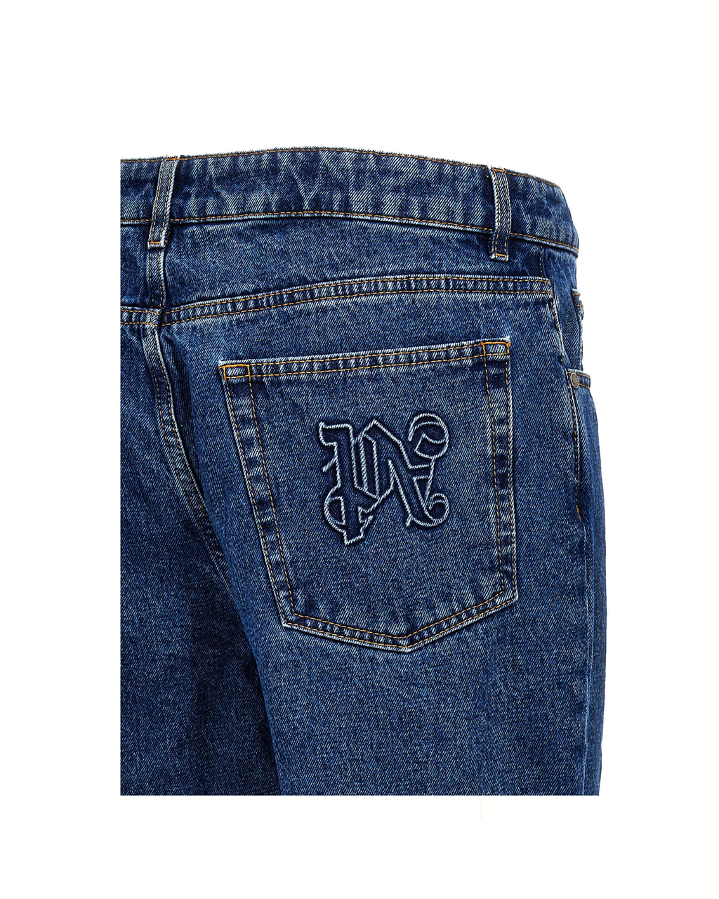 Palm Angels - LW Monogram Denim Jeans