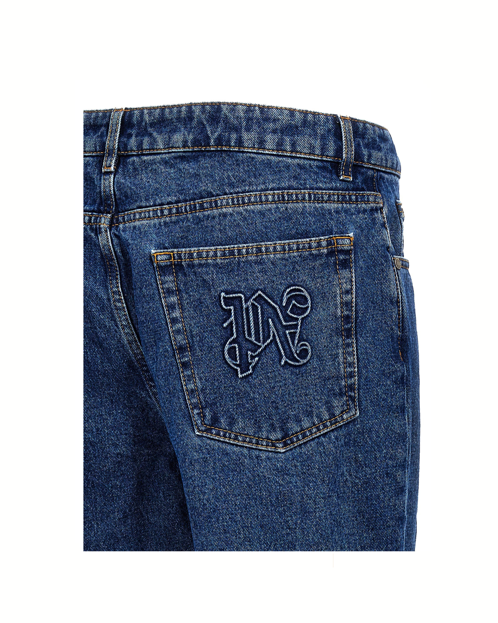 Palm Angels - LW Monogram Denim Jeans