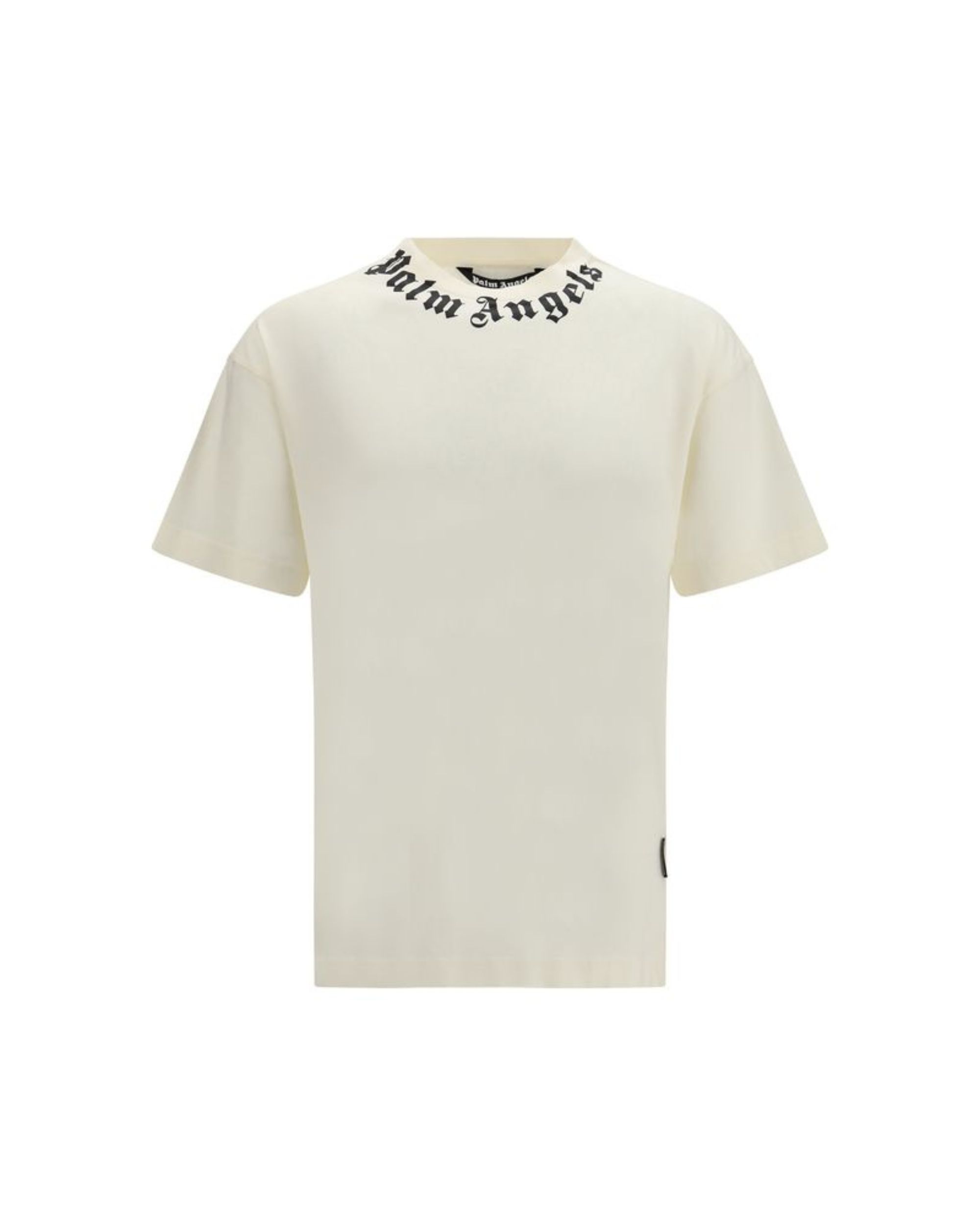 Palm Angels Logo Crewneck T-Shirt Off White