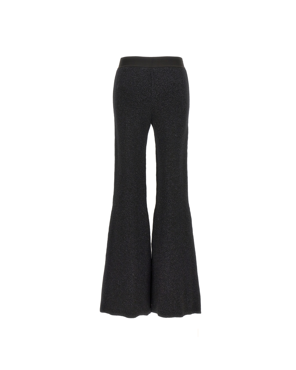 Palm Angels – Logo Tape Lurex Flared Pants Black