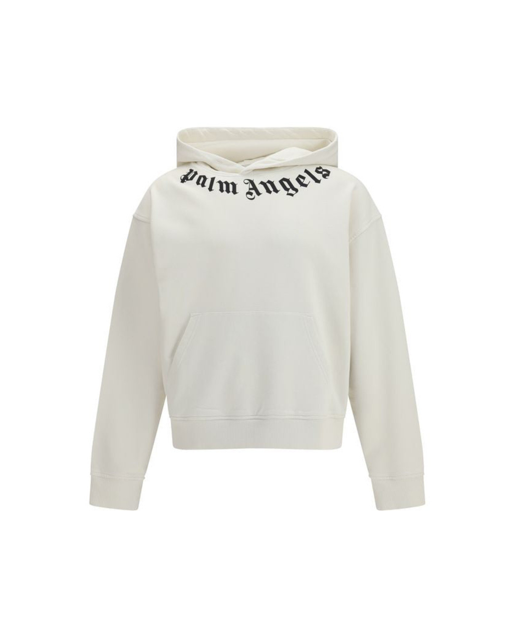 Palm Angels – Neck Logo Hoodie Ivory
