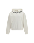 Palm Angels – Neck Logo Hoodie Ivory