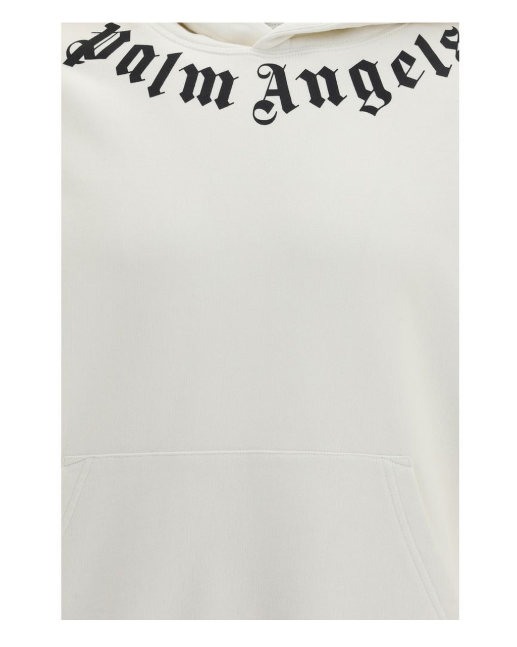 Palm Angels – Neck Logo Hoodie Ivory