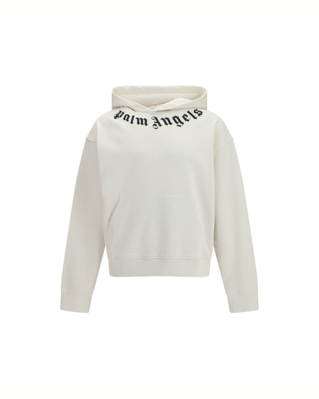Palm Angels – Neck Logo Hoodie Ivory