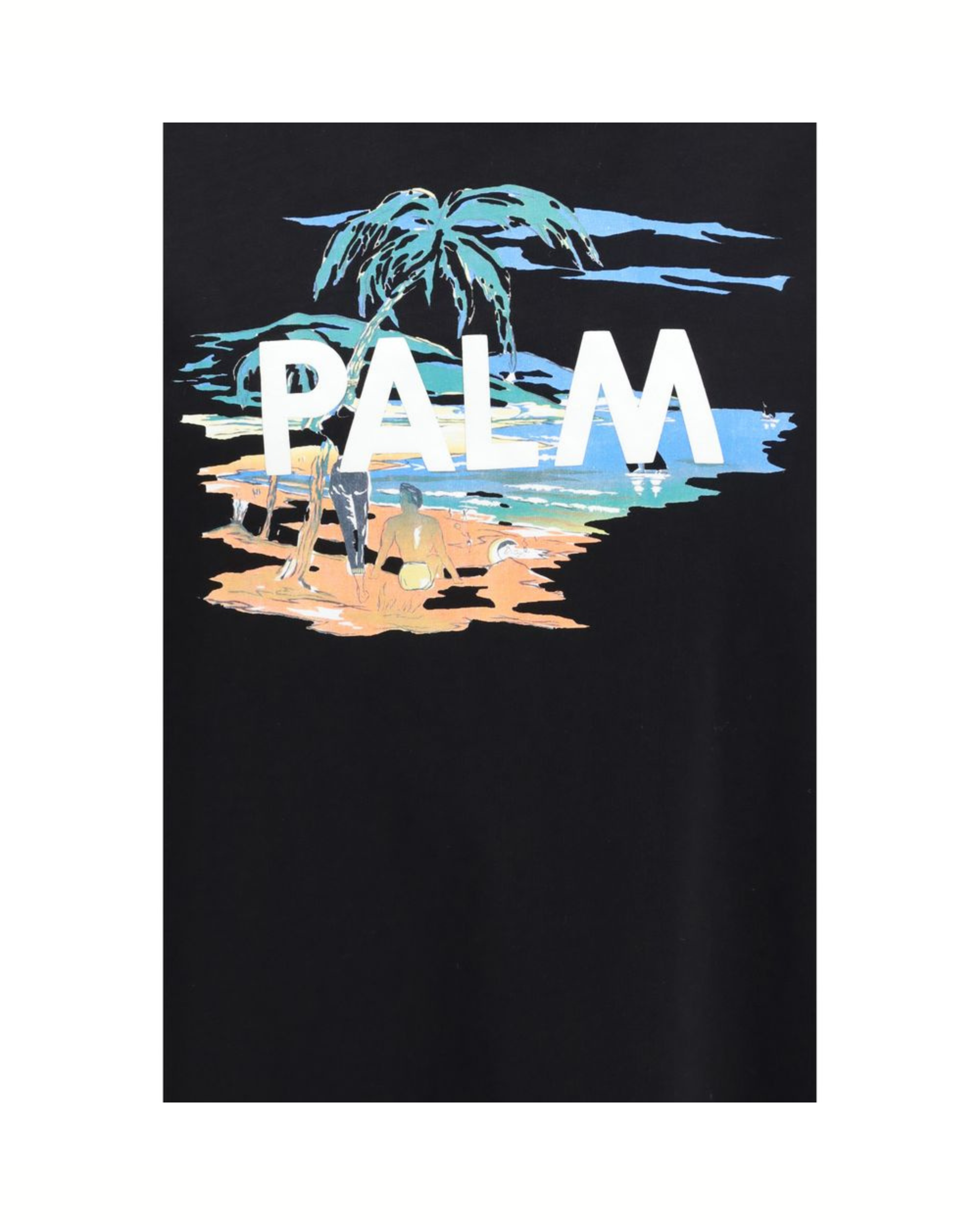 Palm Angels Palm Island T-Shirt Black