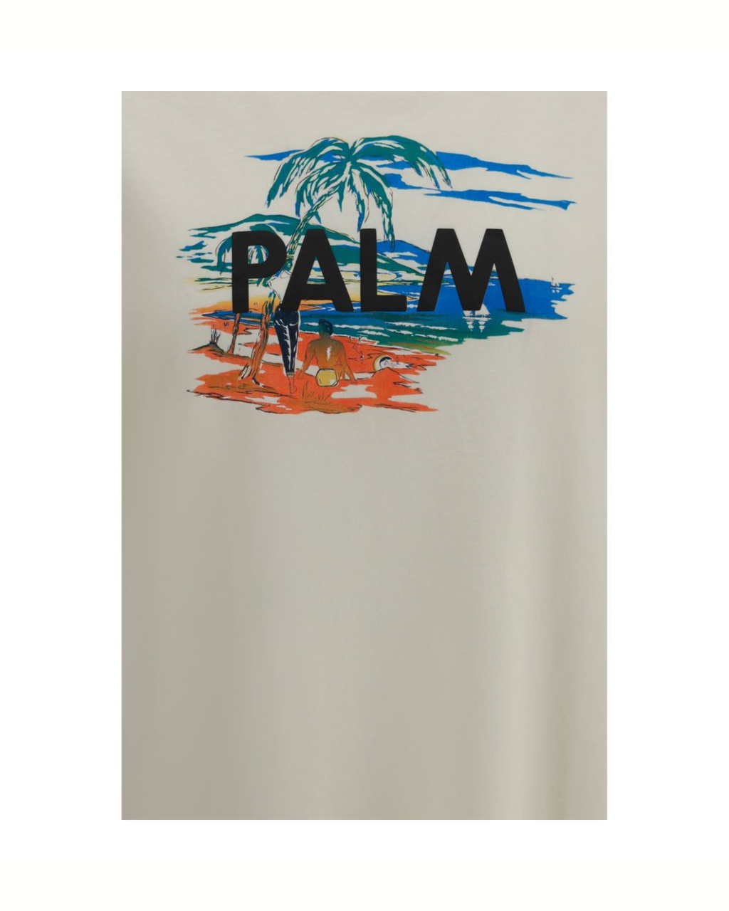 Palm Angels - Palm Island T-Shirt Off White
