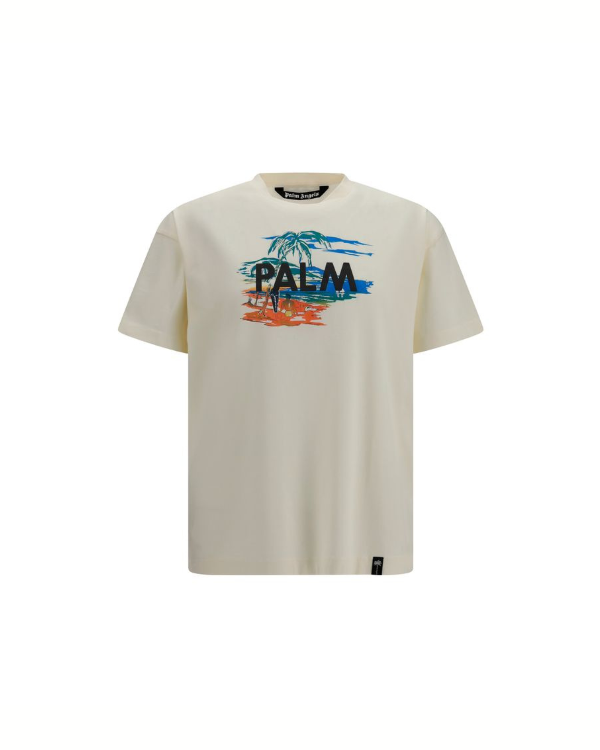 Palm Angels - Palm Island T-Shirt Off White