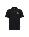 Palm Angels - Palm Patch Piqué Polo Shirt Black