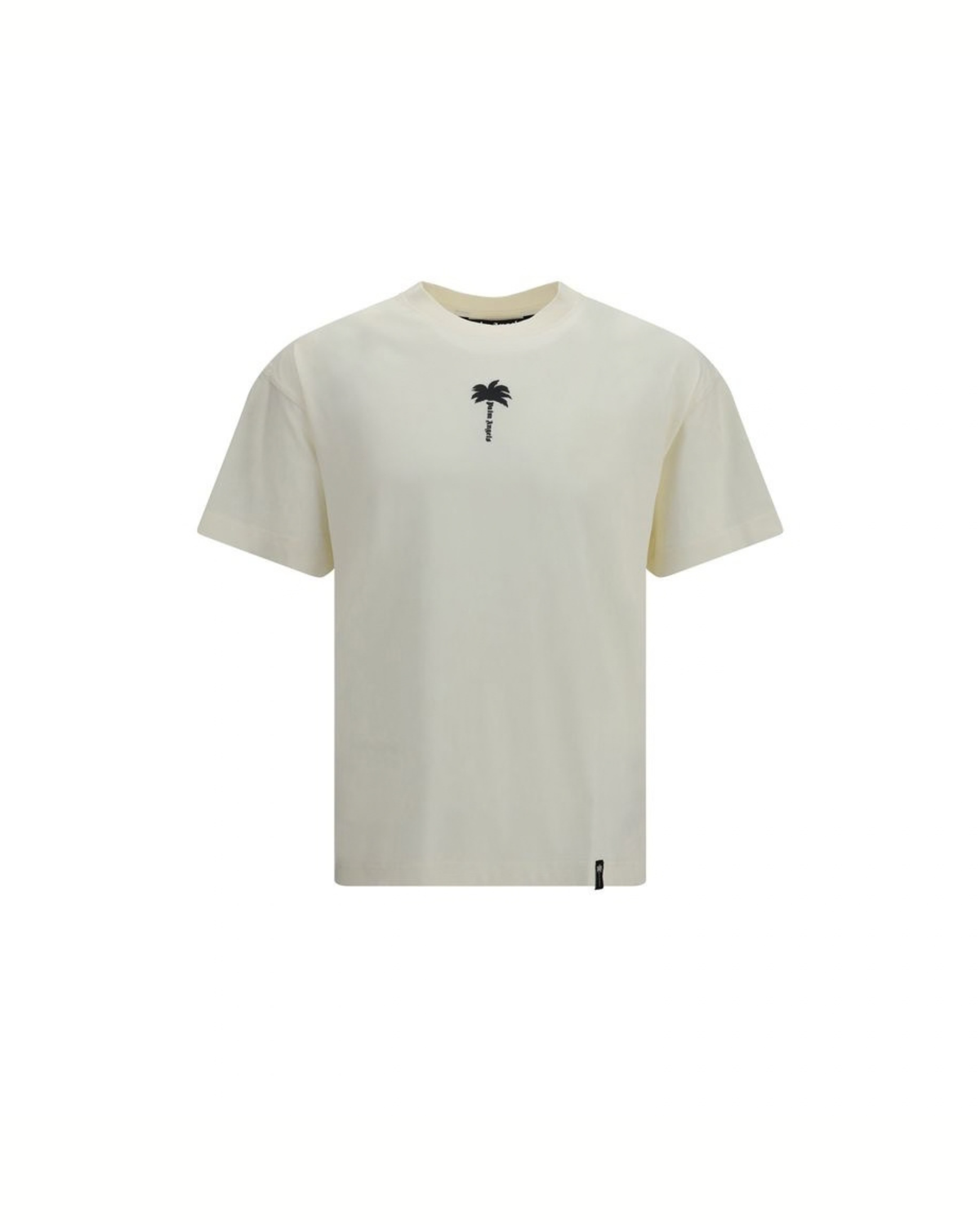 T-shirt in cotone beige