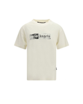 Palm Angels - Stamp Logo T-Shirt Avorio