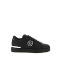 Philipp Plein – Hexagon Leather Sneakers Black