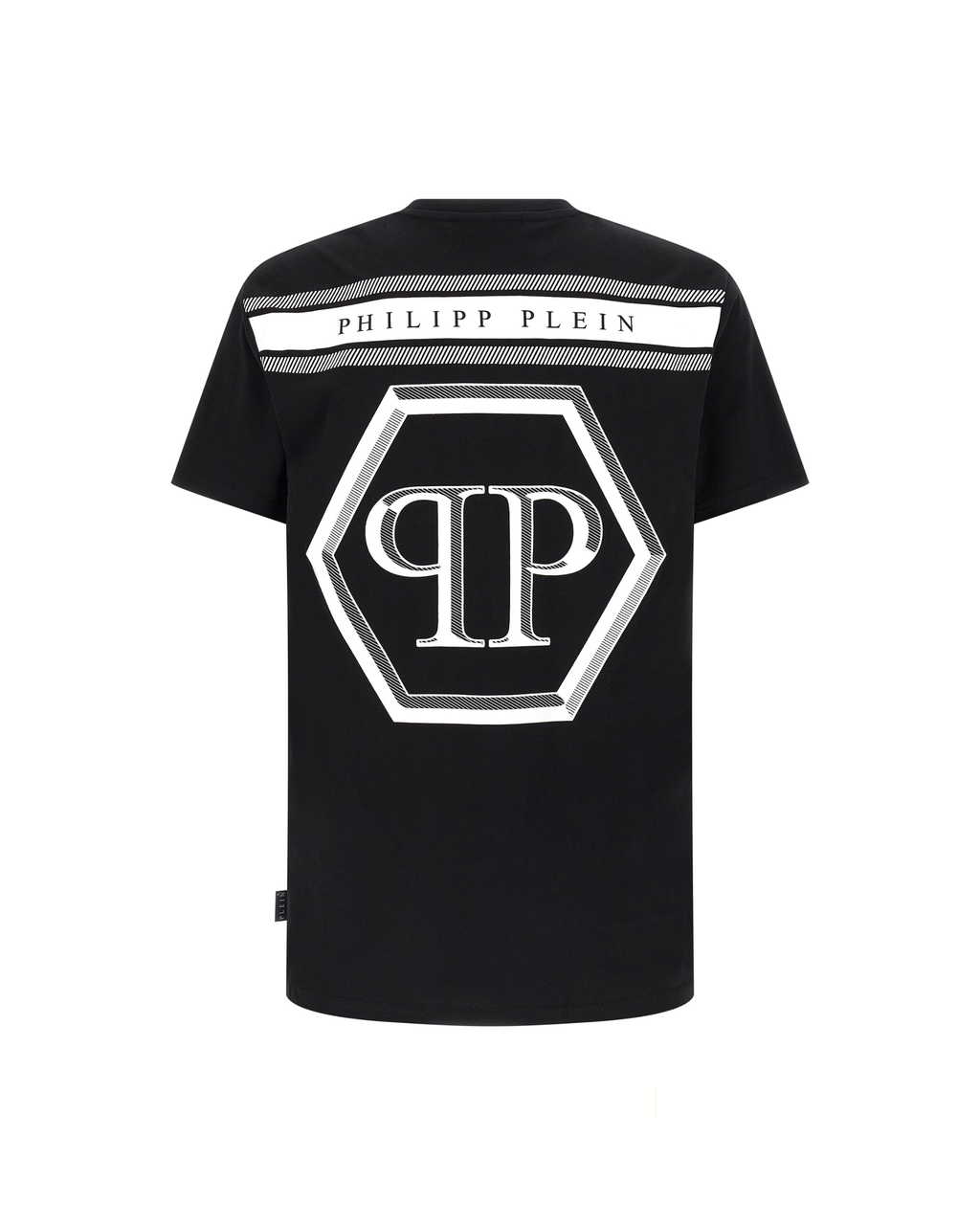 Philipp Plein Hexagon Logo T-Shirt Black