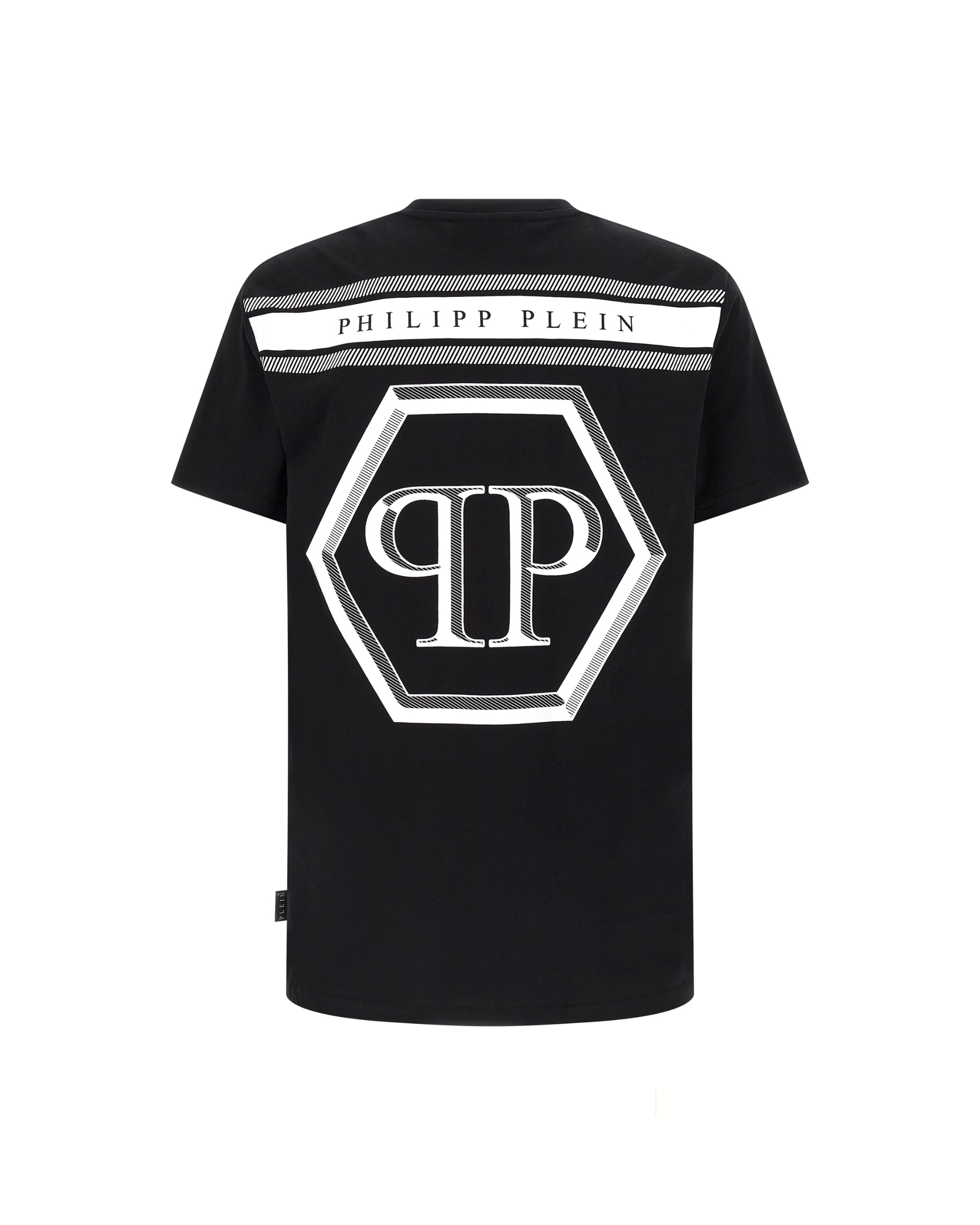 Philipp Plein Hexagon Logo T-Shirt Black