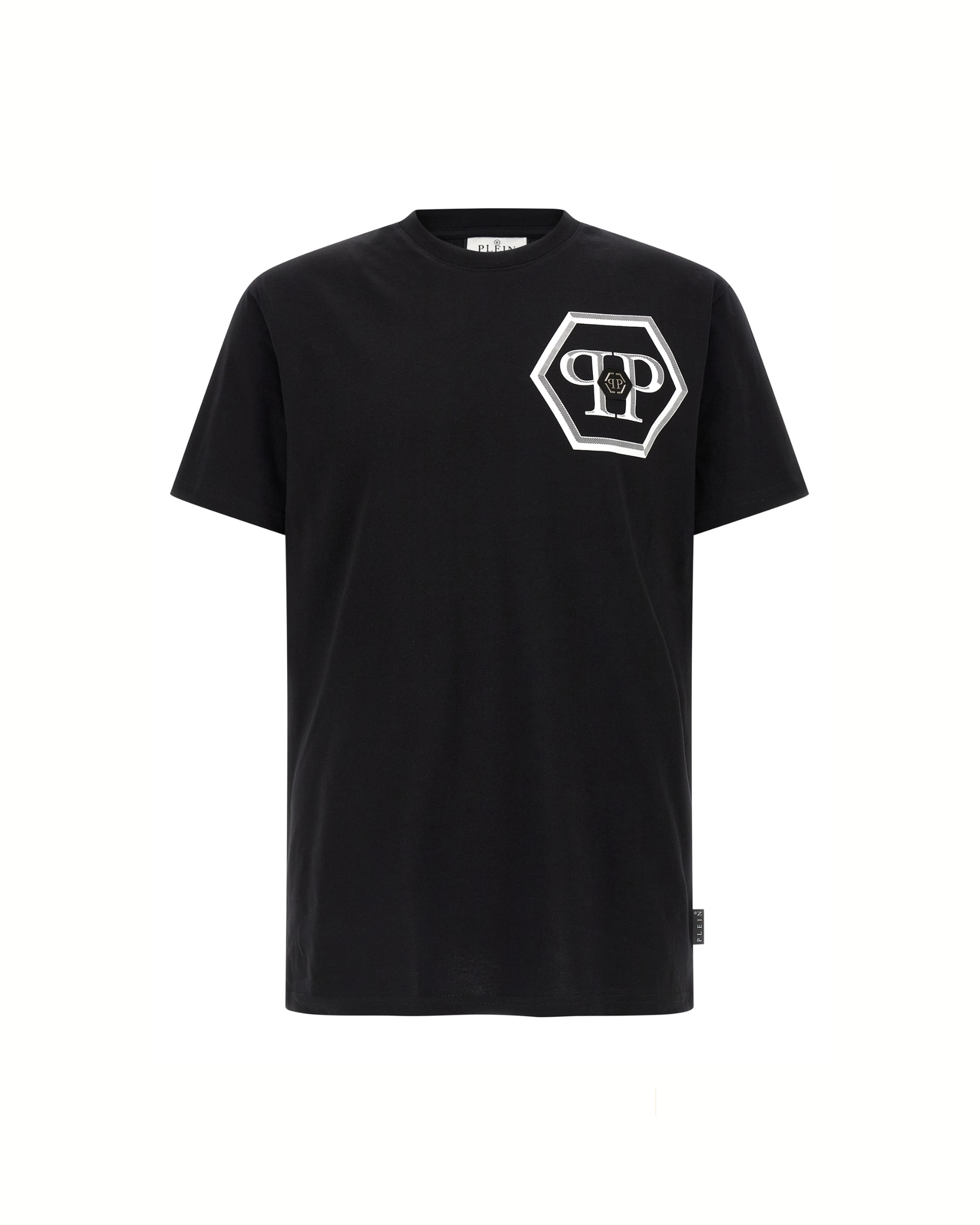 Philipp Plein Hexagon Logo T-Shirt Black