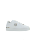 Philipp Plein – Hexagon Low Top Leather Sneakers White