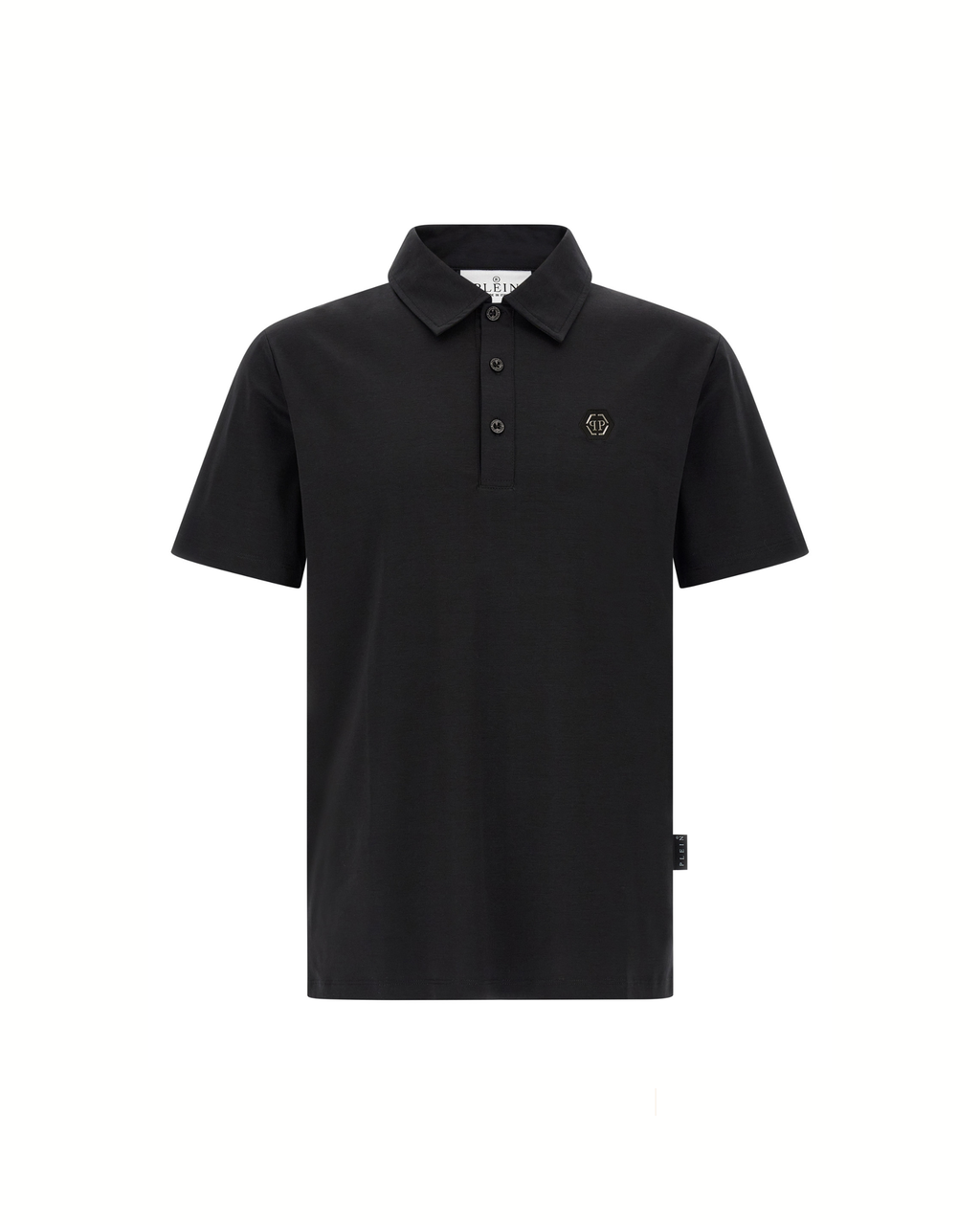 Philipp Plein Hexagon Polo Shirt Black