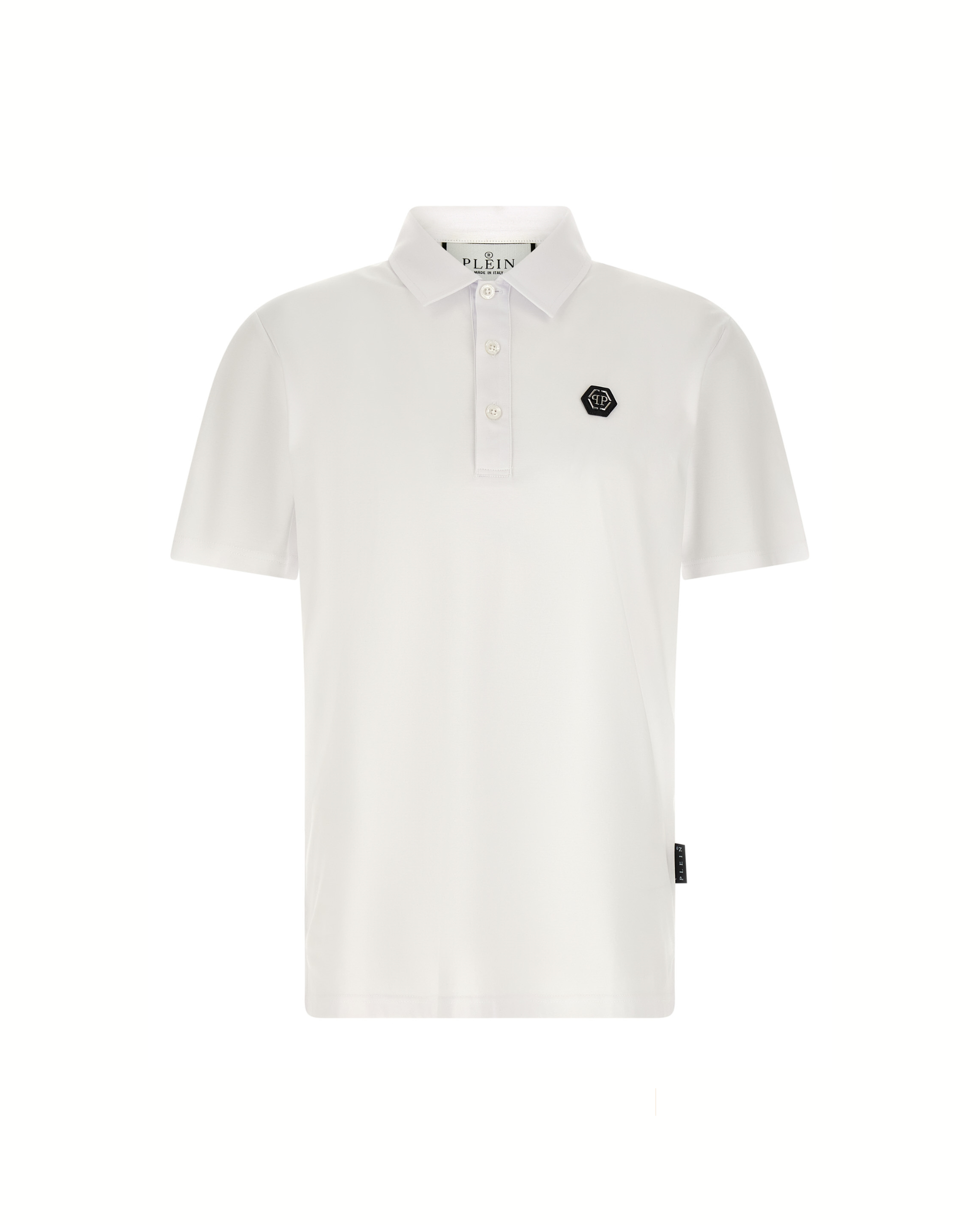 Philipp Plein Hexagon Polo Shirt White