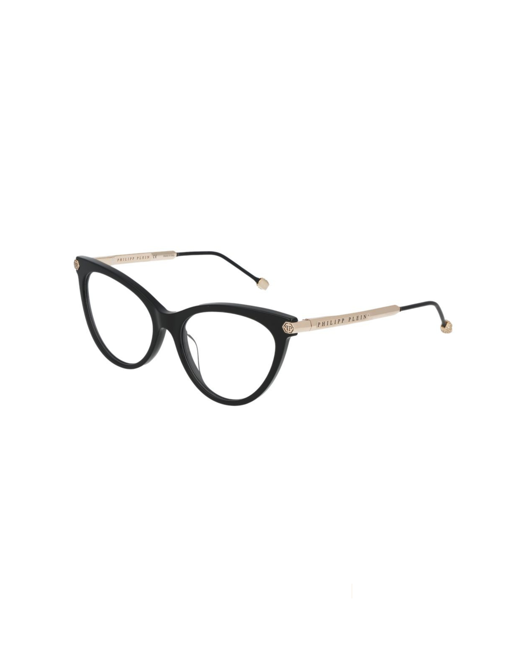 Philipp Plein – Montatura da Vista Cat-Eye Black & Gold