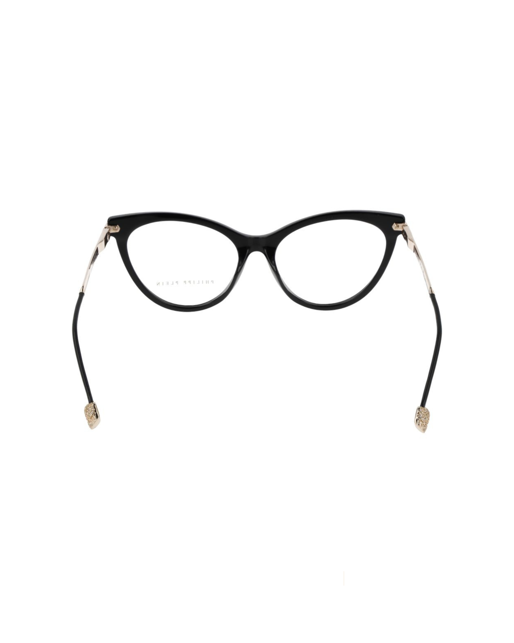 Philipp Plein – Montatura da Vista Cat-Eye Black & Gold