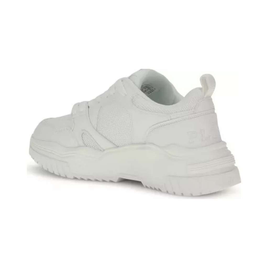 Philipp Plein Men's "New Predator" Sneakers - Total White Edition