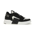 Philipp Plein - Men's "Phantom " Sneakers - Black-White -Effect Leather