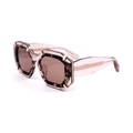 Philipp Plein SPP098V Crystal Pink & Marble Sunglasses - Women's Geometric