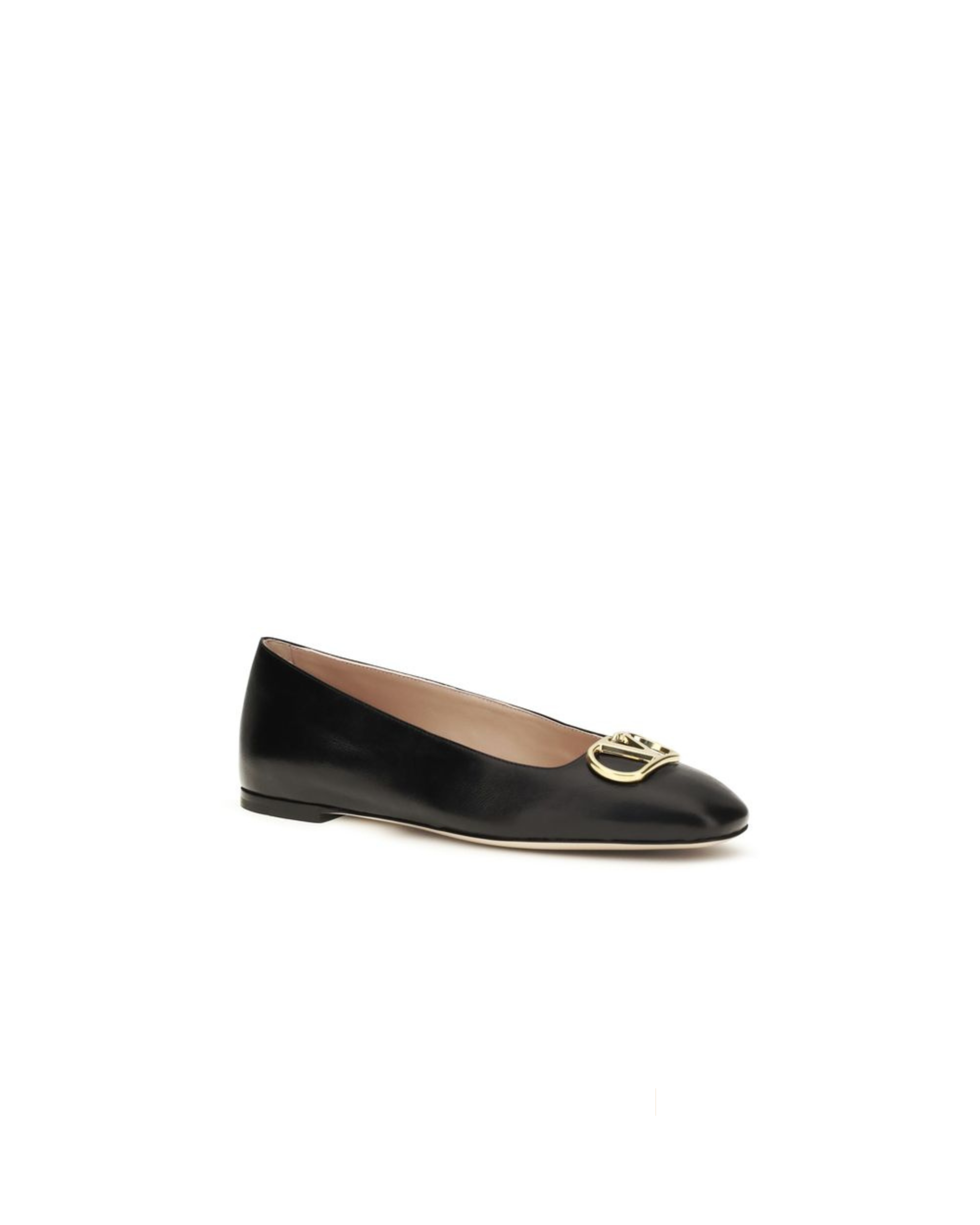 Valentino Garavani – Ballerine VLogo Signature in Pelle Nera