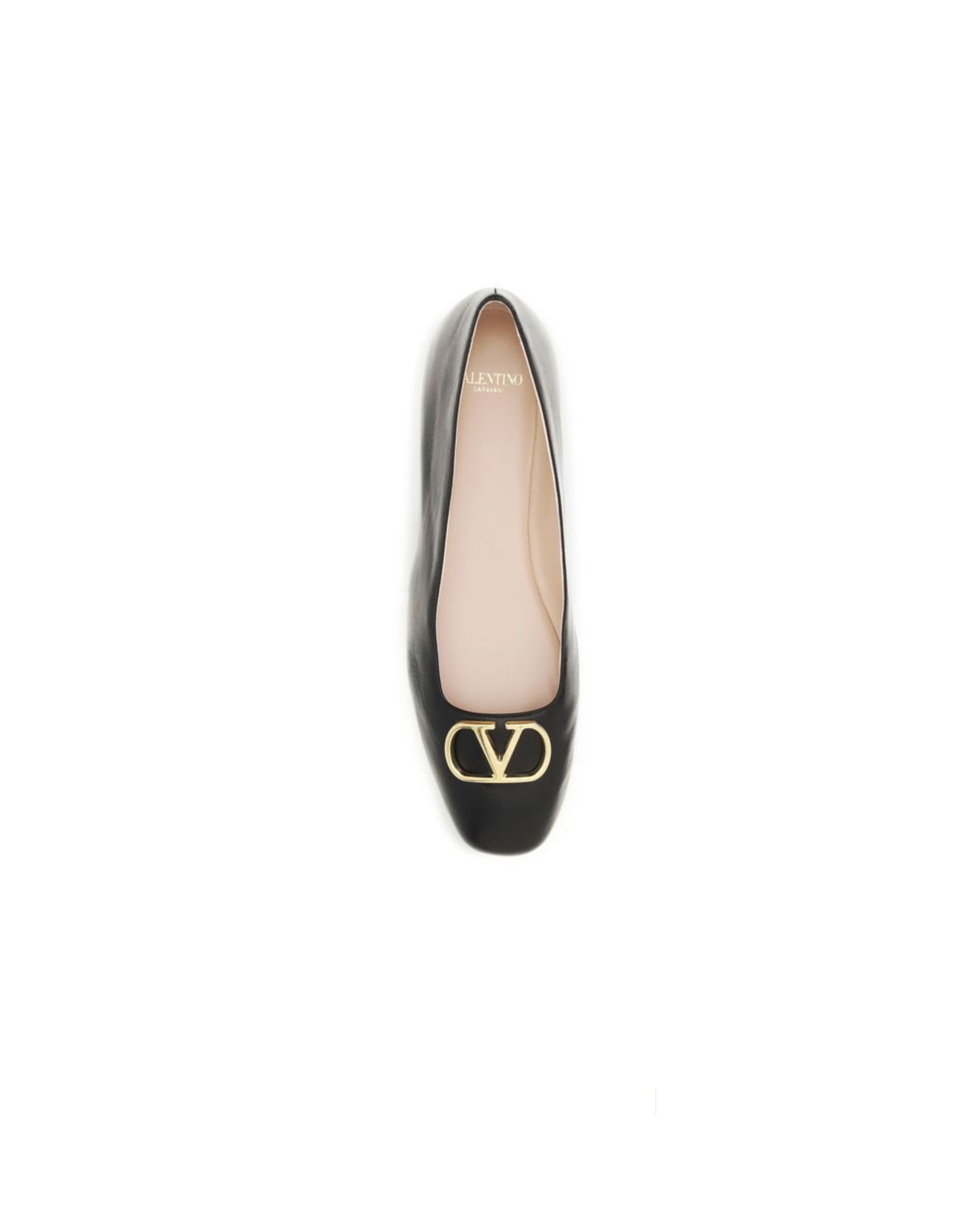 Valentino Garavani – Ballerine VLogo Signature in Pelle Nera
