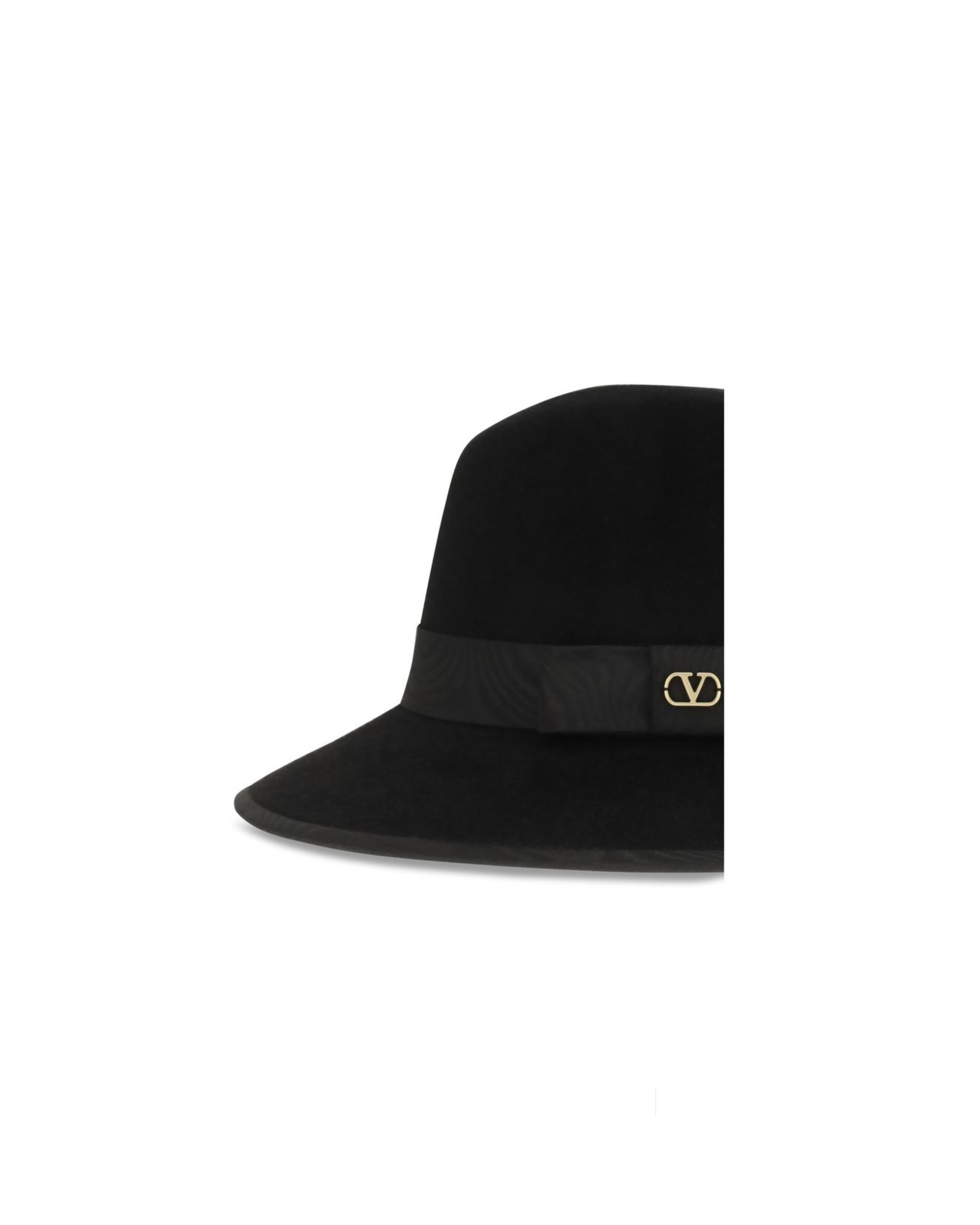 Valentino Garavani – Cappello VLogo Signature in Cotone Nero